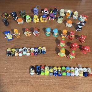 Large Lot Of Mighty Beanz and Bodz Some Series 1 Varying Conditions 75+ Pieces